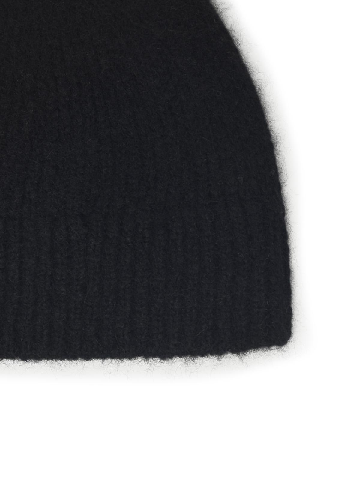 Dries Van Noten 'Moss' Black Alpaca Blend Beanie Men DRIES VAN NOTEN