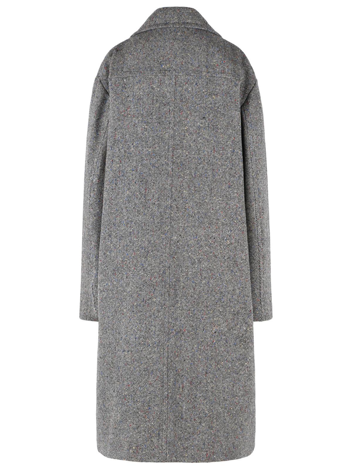 Dries Van Noten 'Rascott' Grey Wool Coat Men DRIES VAN NOTEN