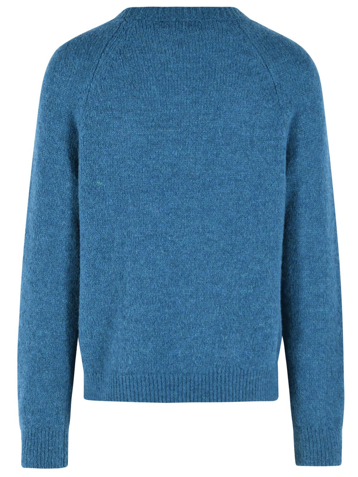 Dries Van Noten 'Melbourne' Blue Alpaca Blend Sweater Men DRIES VAN NOTEN