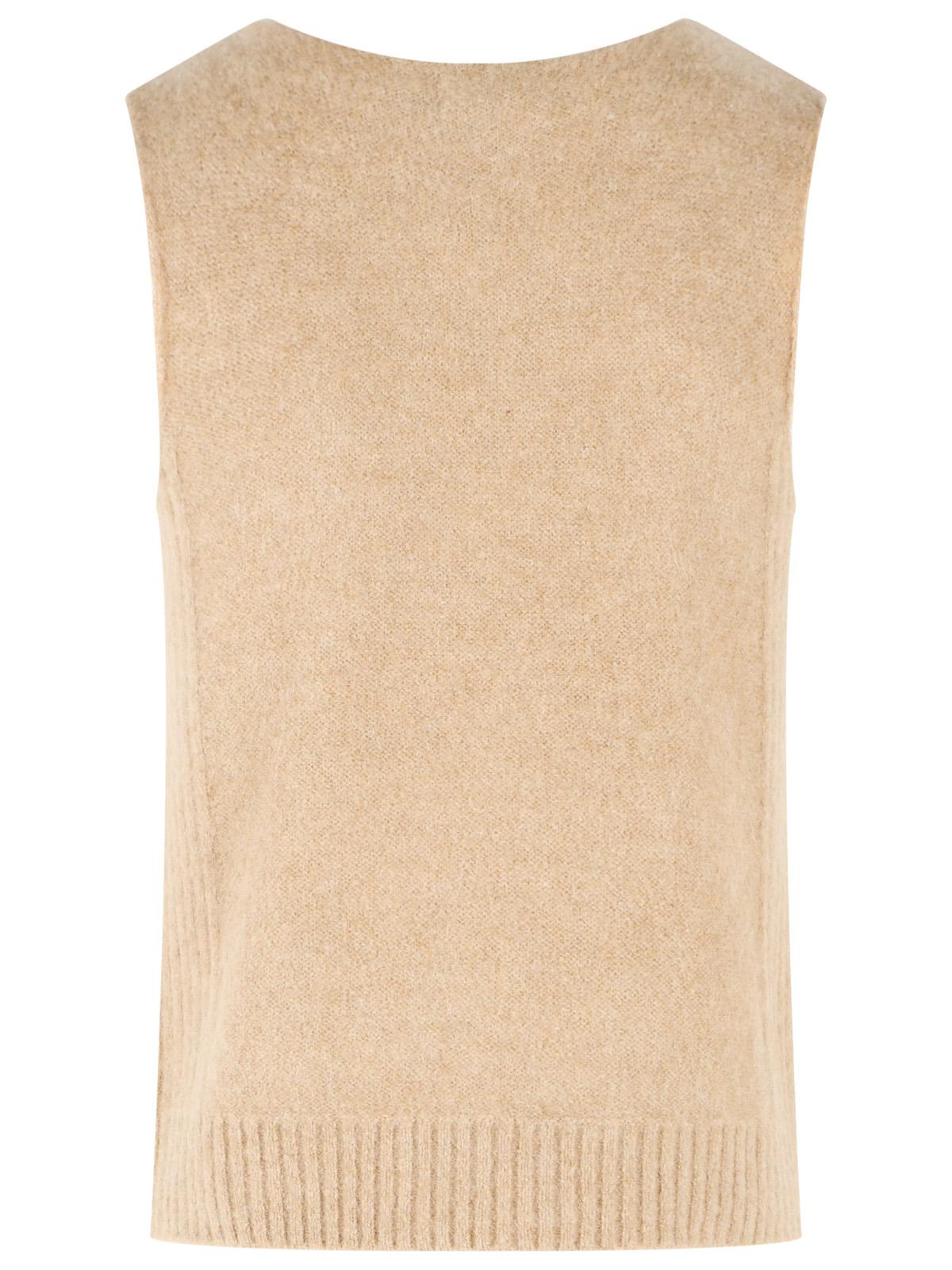 Dries Van Noten 'Manado' Beige Alpaca Blend Vest Men DRIES VAN NOTEN