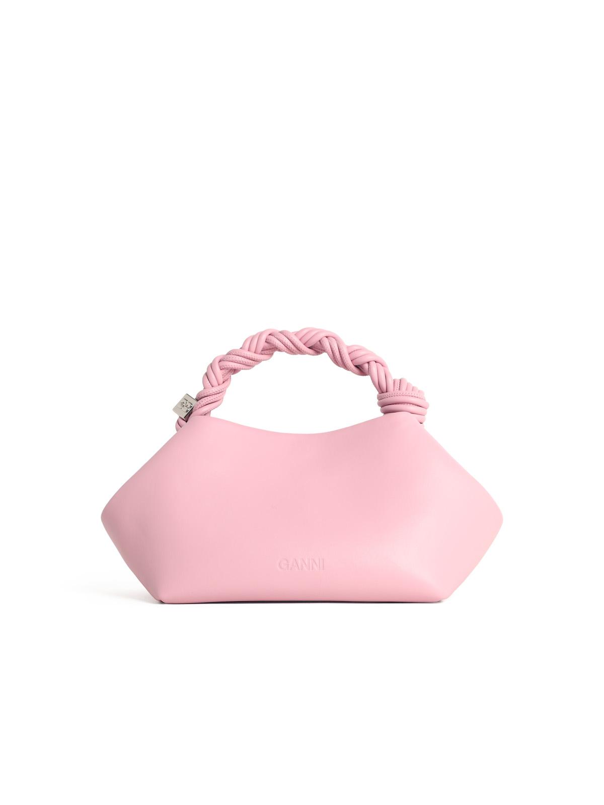 Ganni Small 'Bou' Bag In Pink Smooth Leather Women GANNI