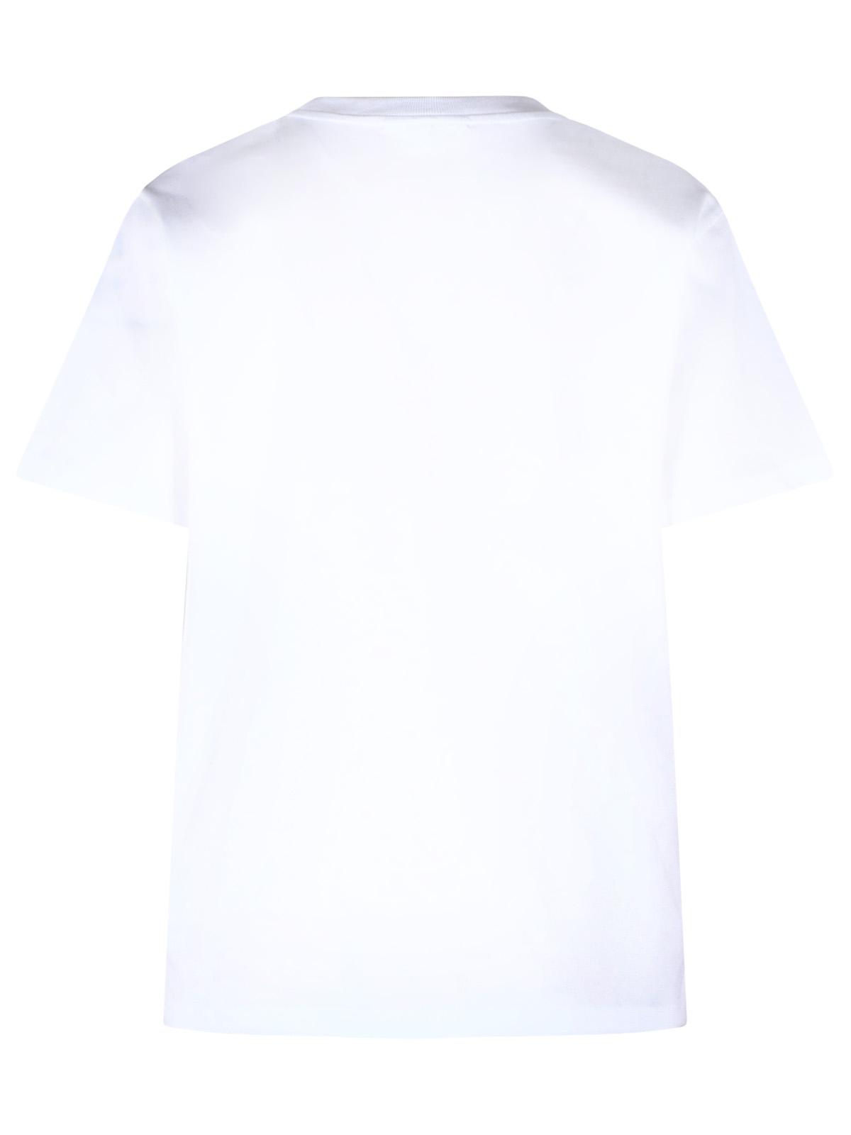 Ganni 'Cherry' White Cotton T-Shirt Women GANNI