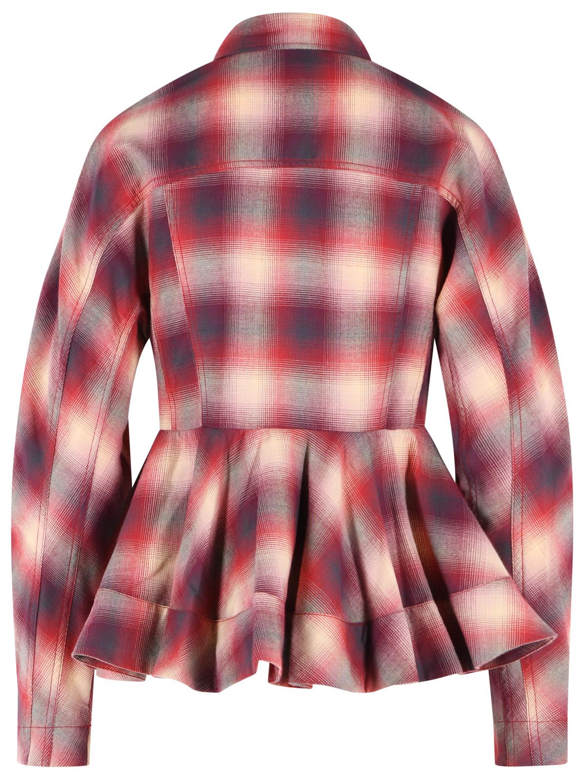 Ganni Red Cotton Shirt Women GANNI
