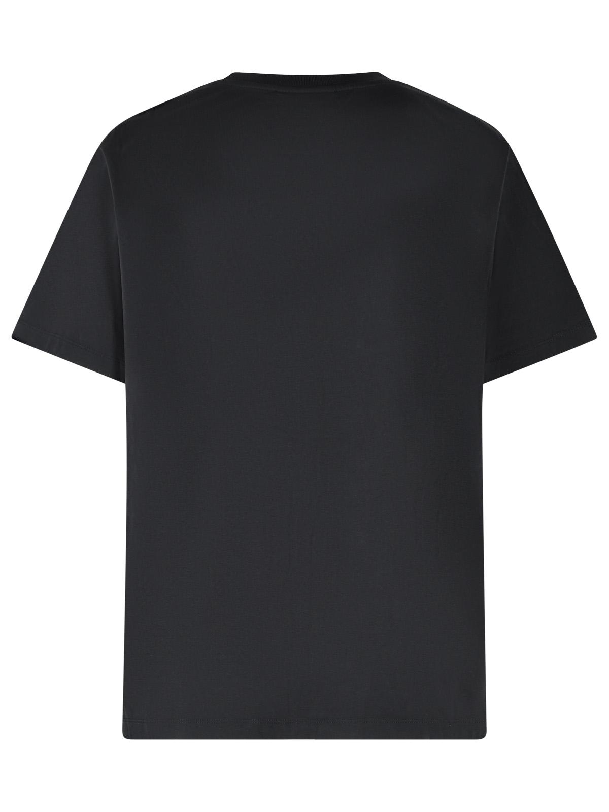 Ganni Strawberry T-Shirt In Black Cotton Women GANNI