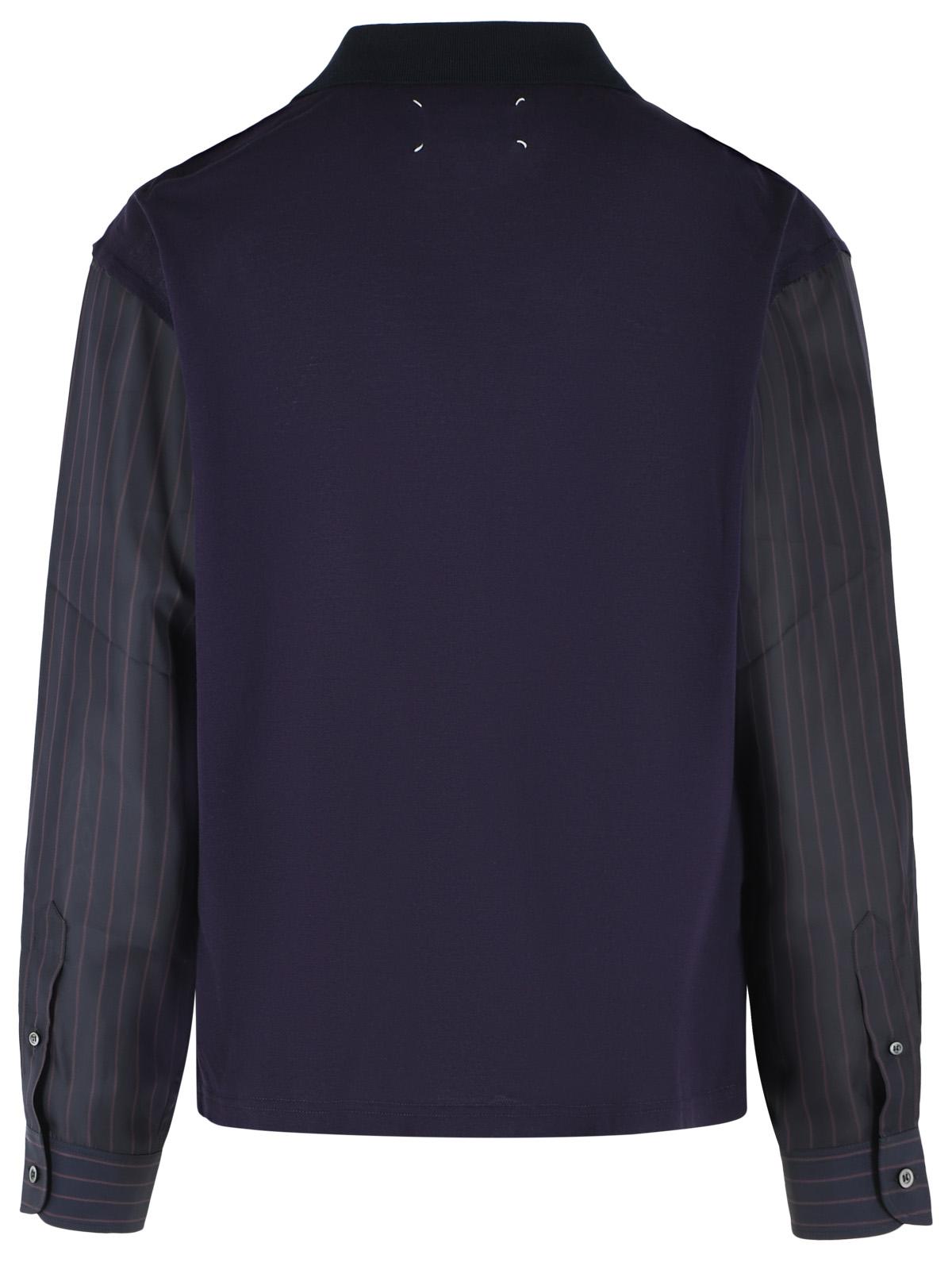 Maison Margiela Purple Cotton Shirt Men MAISON MARGIELA
