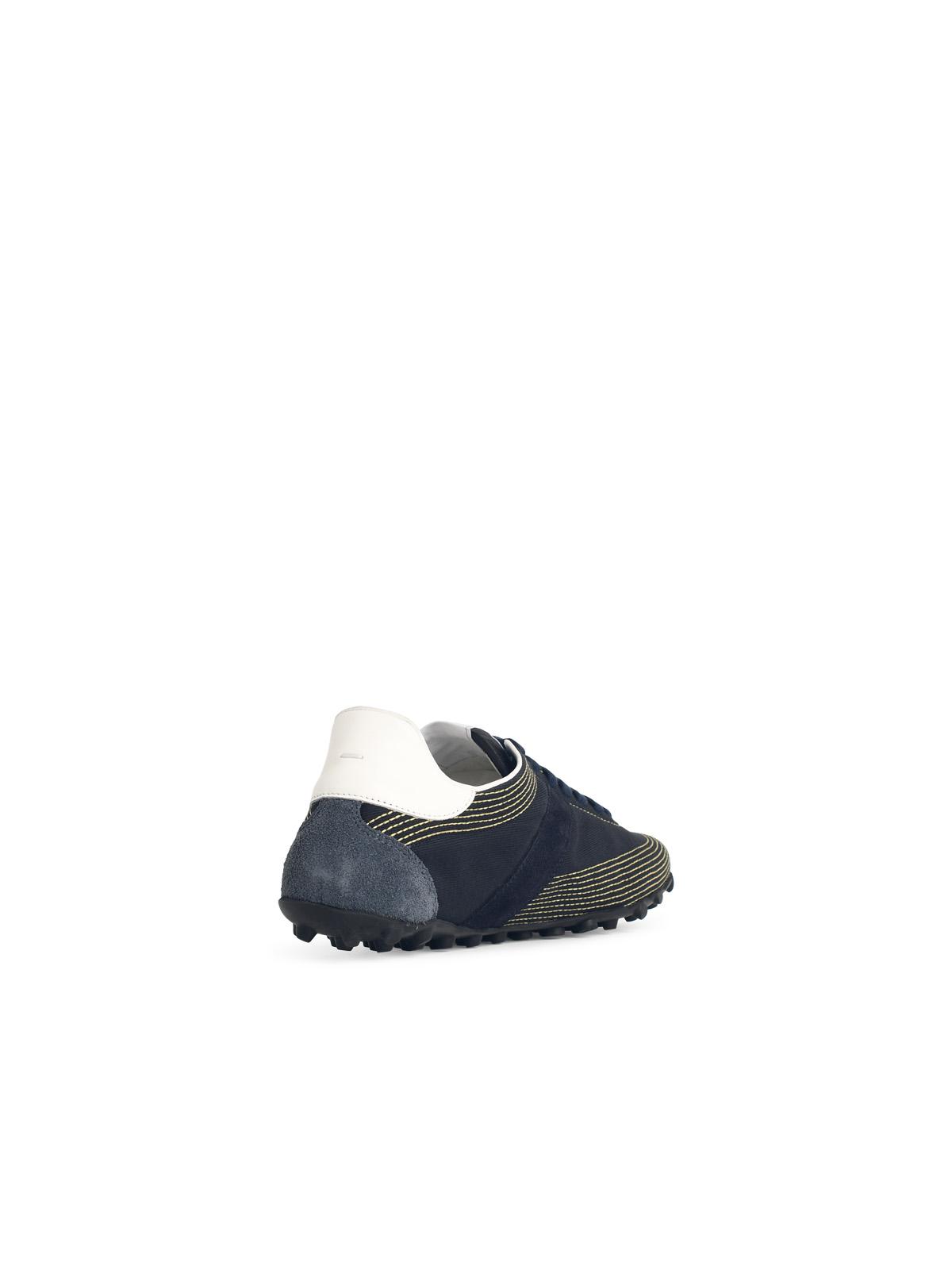 Maison Margiela 'Sprinters' Blue Fabric Sneakers Men MAISON MARGIELA