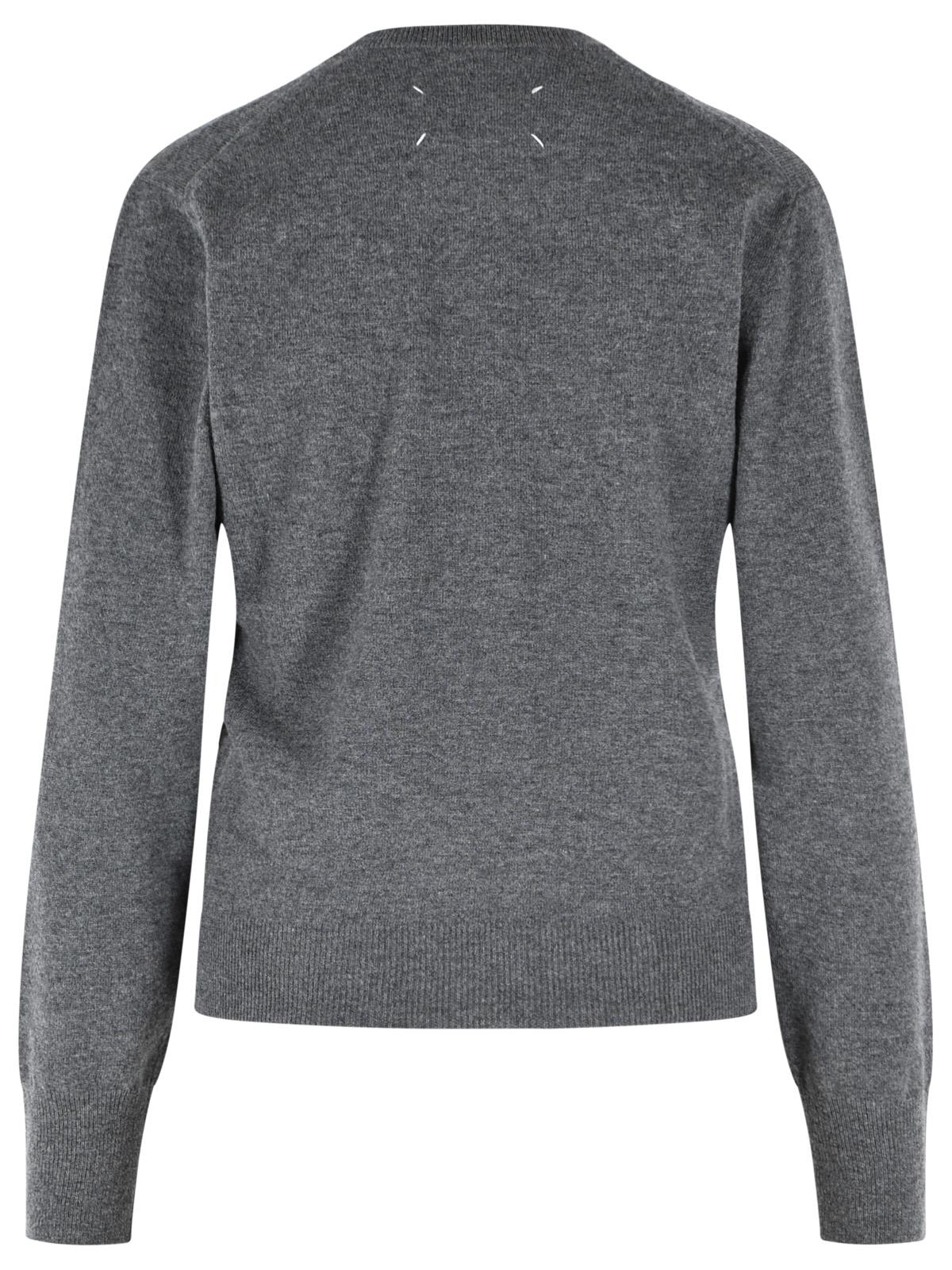Maison Margiela 'Twist' Grey Virgin Wool Sweater Women MAISON MARGIELA