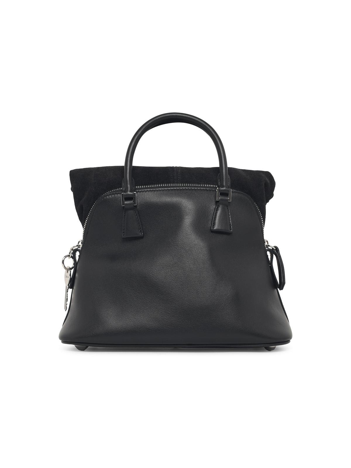 Maison Margiela '5Ac Soft' Dark Grey Leather Mini Bag Women MAISON MARGIELA