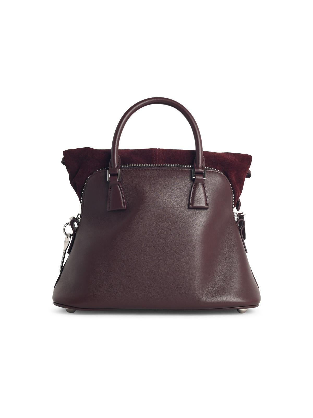 Maison Margiela Burgundy Leather 5Ac Soft' Mini Bag Women MAISON MARGIELA