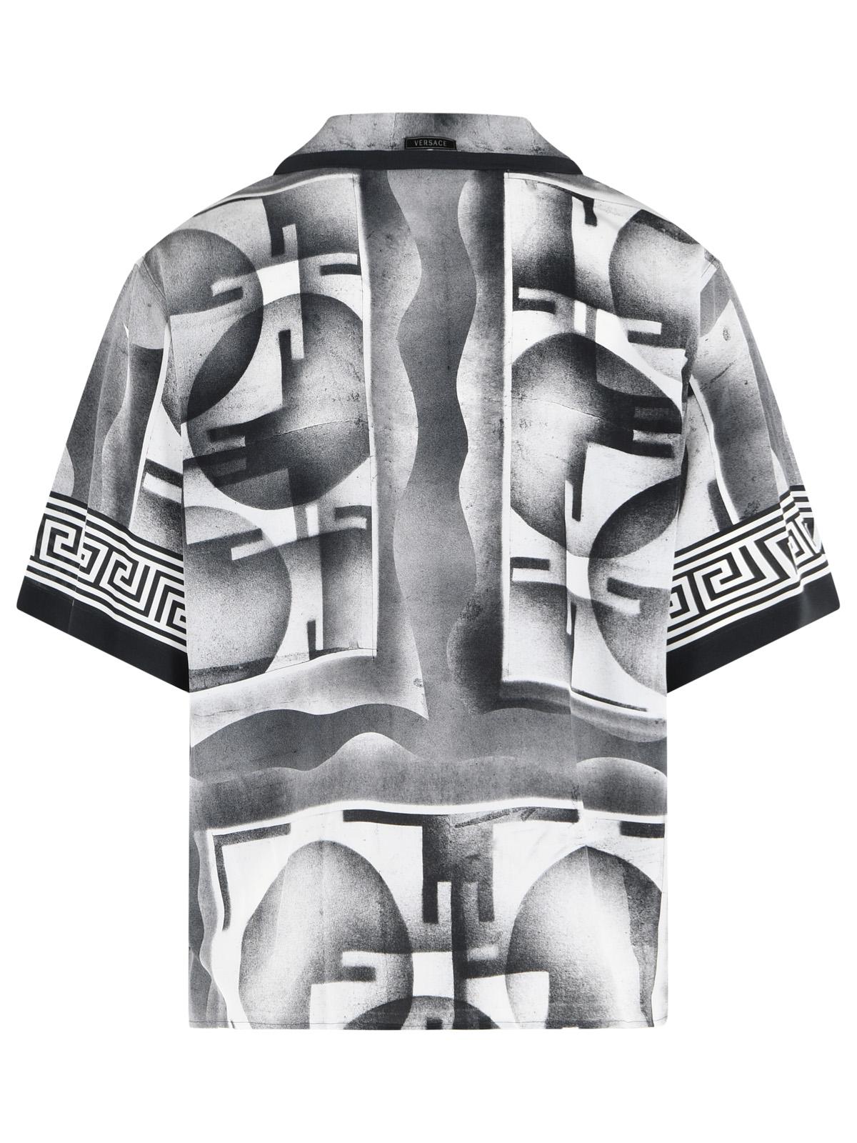 Versace 'Informal' Black Silk Shirt Men VERSACE