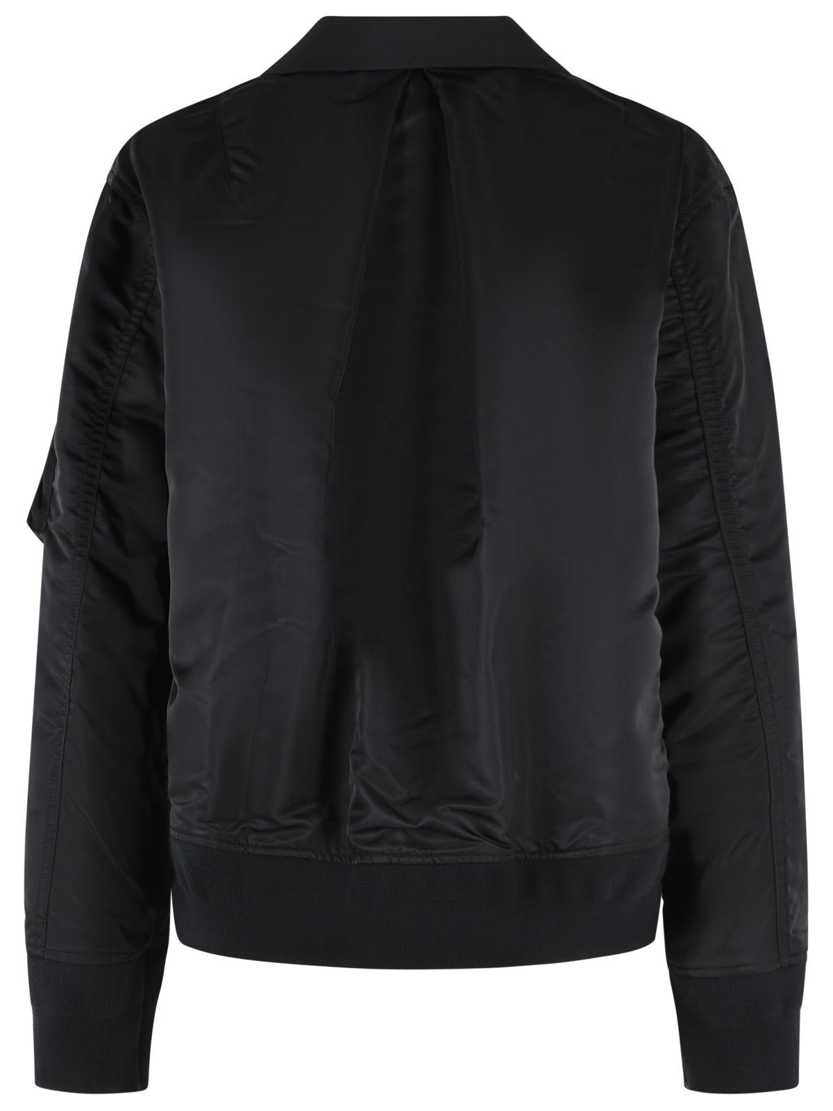 Sacai Black Wool Blend Blazer Women SACAI