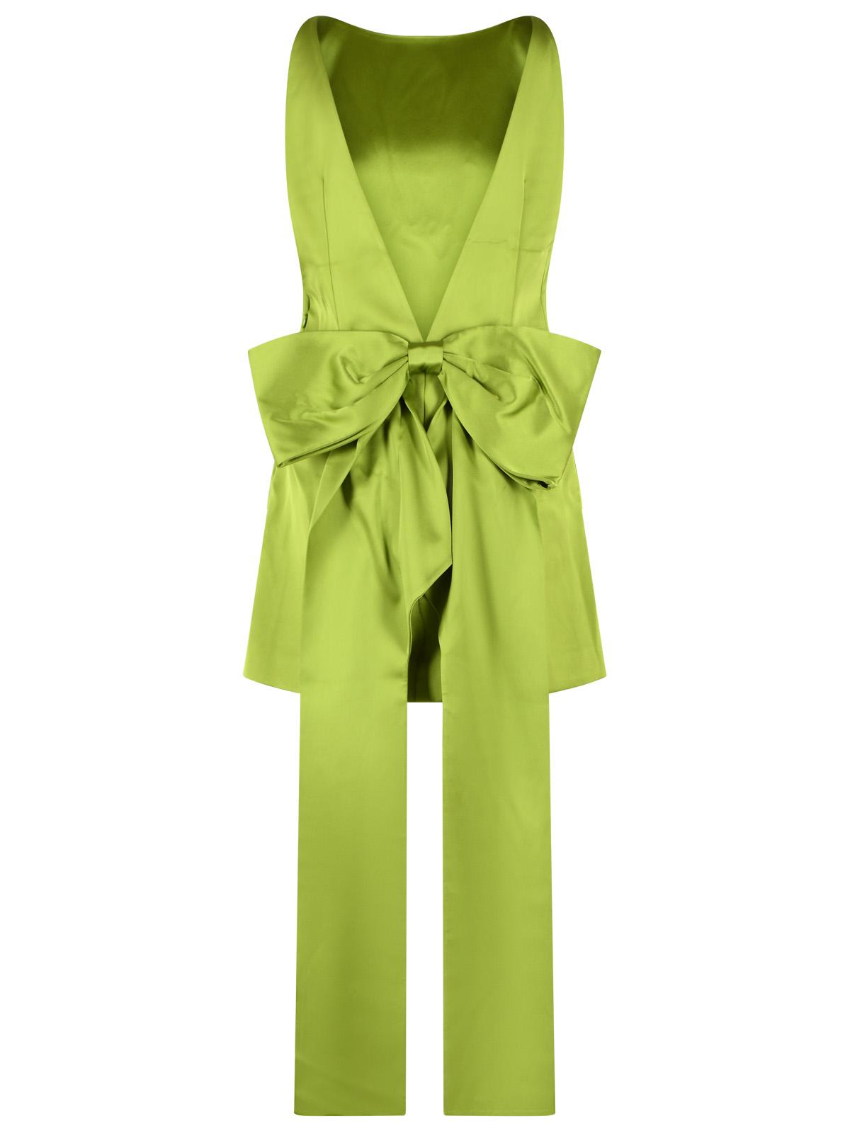 Self Portrait Amibo Mini 'Bow' In Green Polyester Women SELF-PORTRAIT