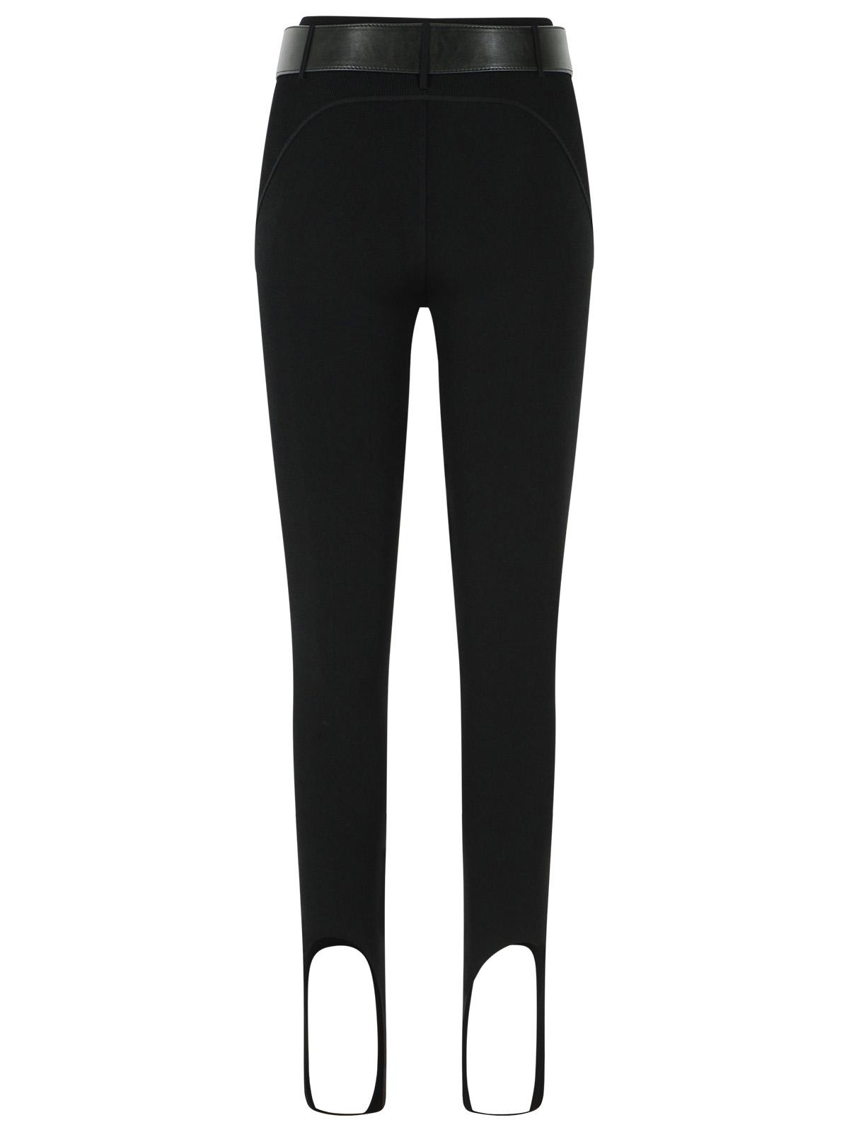 Self Portrait 'Stirrup' Black Viscose Blend Leggings Women SELF-PORTRAIT