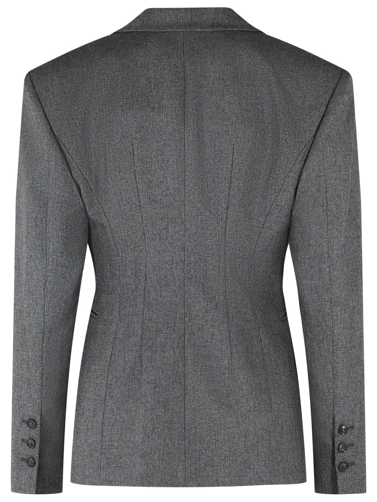 The Andamane 'Toni' Blazer In Grey And Black Polyester Blend Women THE ANDAMANE