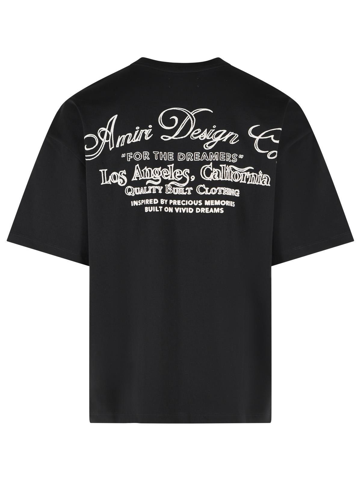 Amiri 'Dreamers Chain' Black Cotton T-Shirt Men AMIRI