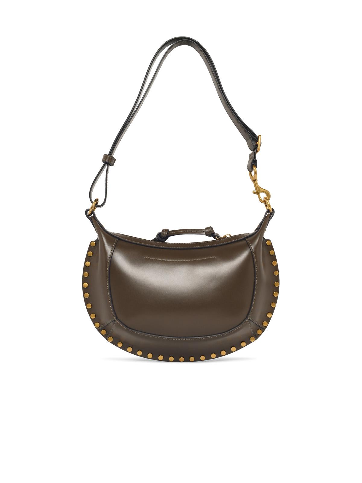 Isabel Marant 'Oskan Moon' Brown Leather Bag Women ISABEL MARANT