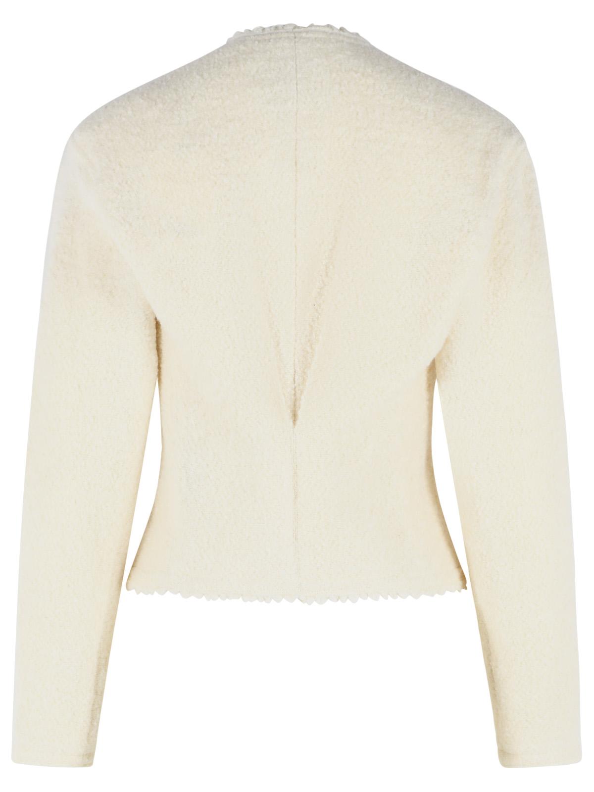 Isabel Marant 'Suna' Ivory Virgin Wool Blend Jacket Women ISABEL MARANT