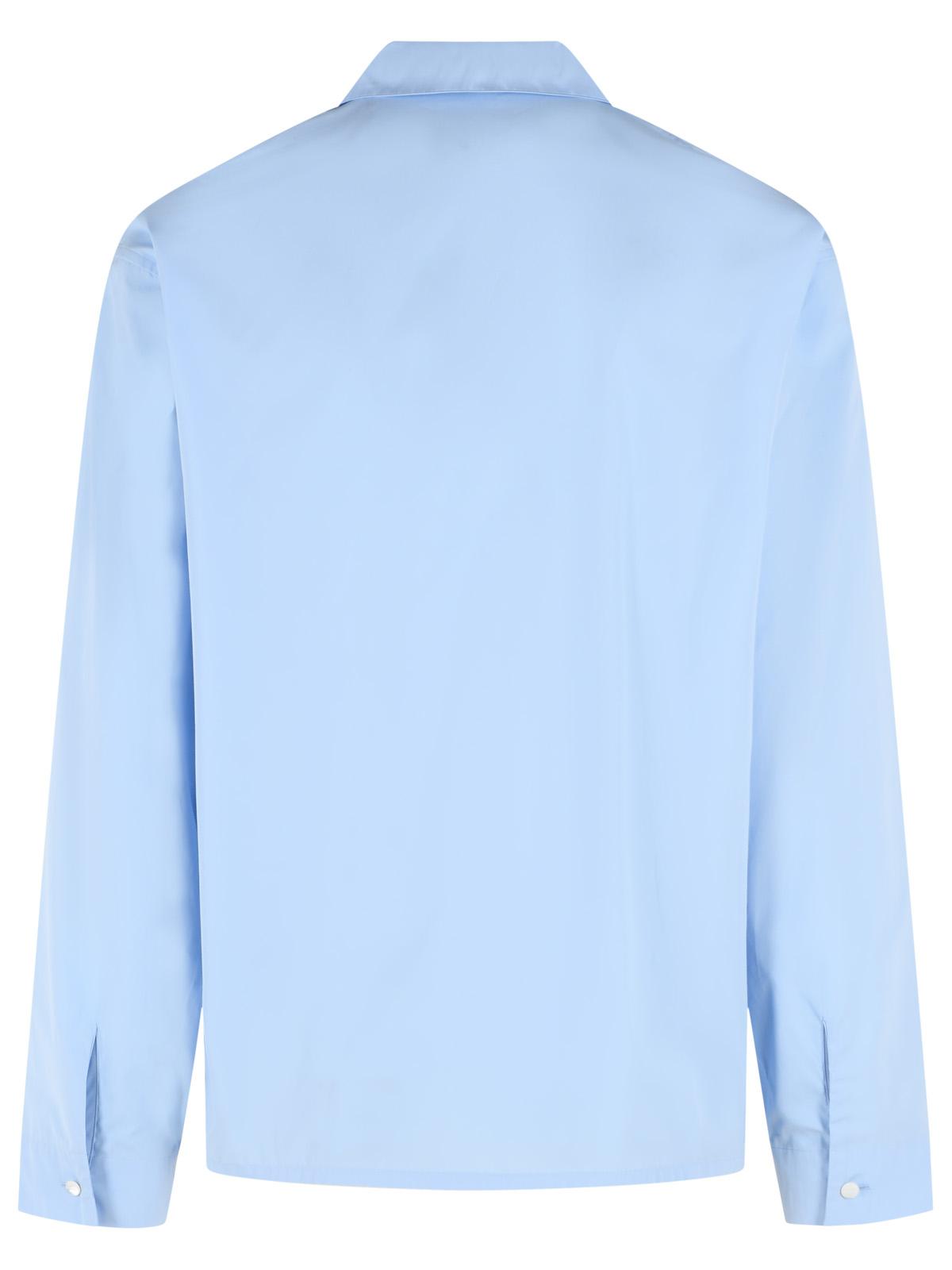 Jil Sander Light Blue Cotton Shirt Men JIL SANDER