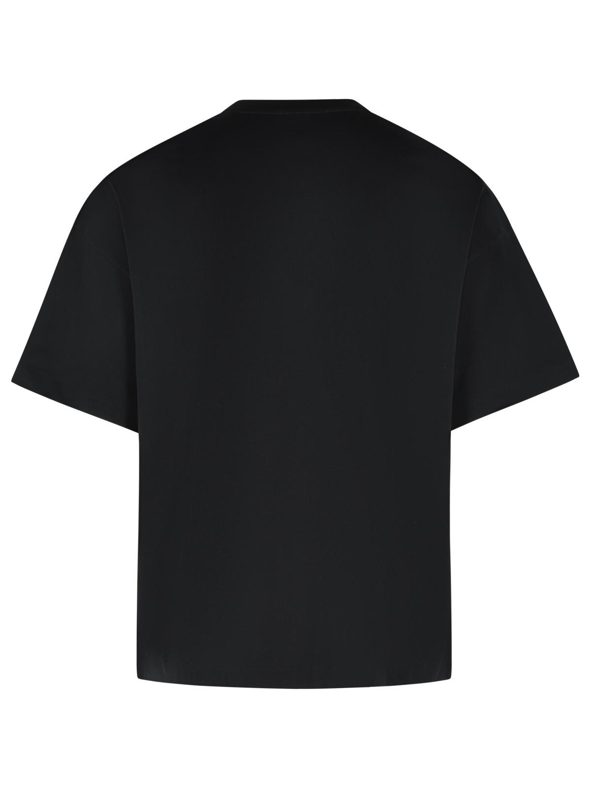 Jil Sander Black Cotton T-Shirt Men
