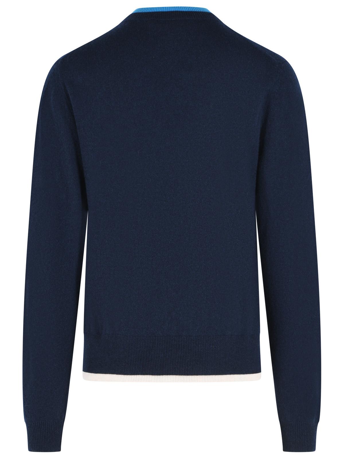 Marni Blue Cashmere Sweater Men MARNI