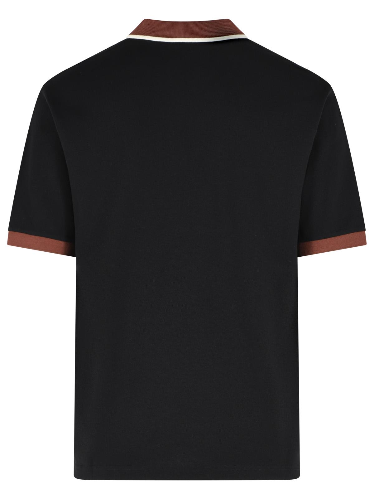 Marni Black Cotton Polo Shirt Men MARNI