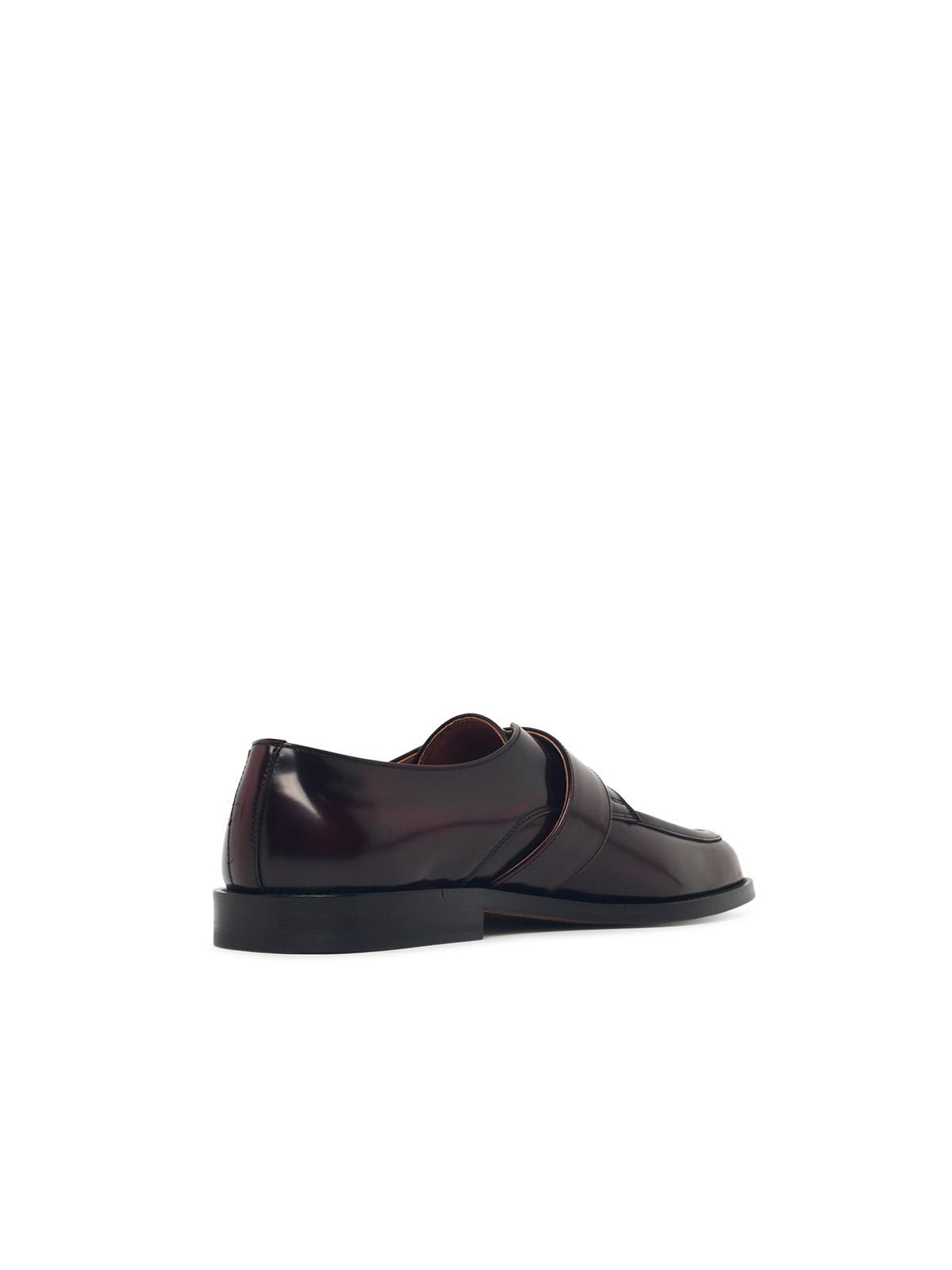 Marni Burgundy Leather Loafers Men MARNI