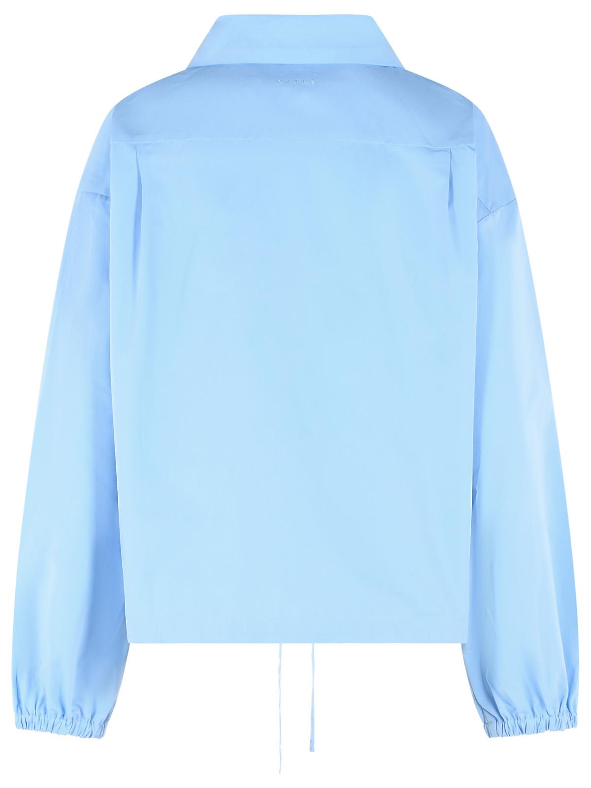 Marni Light Blue Cotton Shirt Women MARNI