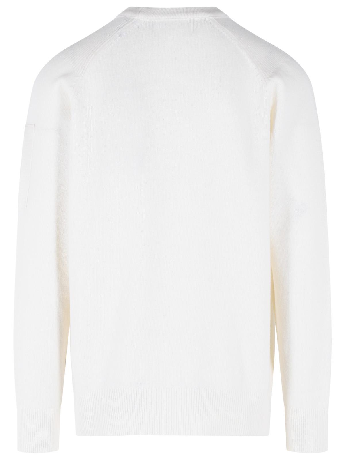 C.P. Company White Wool Blend Sweater Men C.P. COMPANY