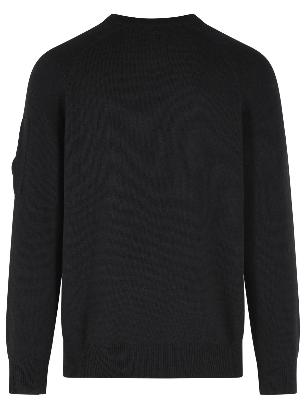 C.P. Company Black Wool Blend Sweater Men C.P. COMPANY