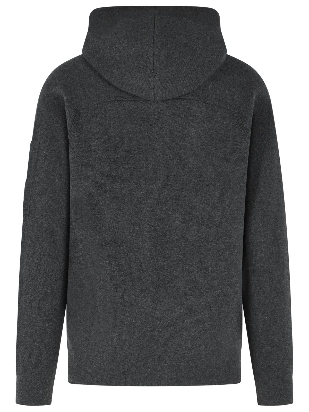 C.P. Company Grey Wool Blend Sweater Men C.P. COMPANY
