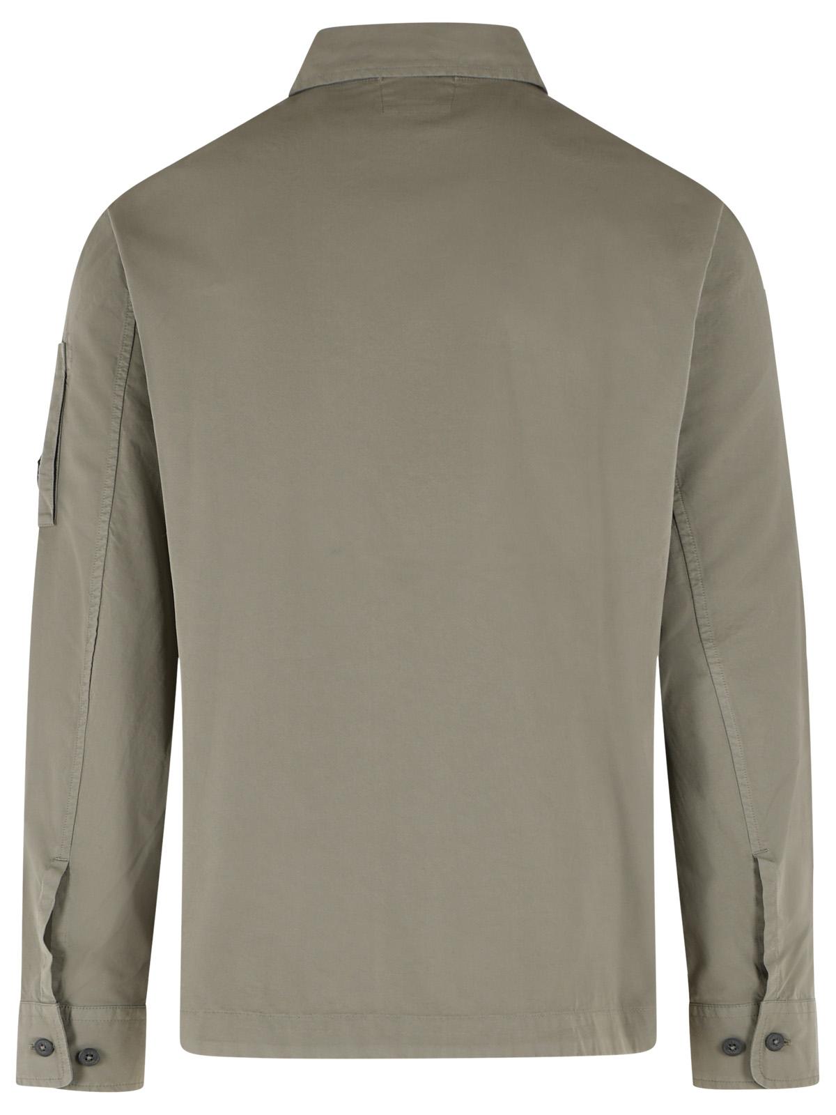 C.P. Company Beige Cotton Overshirt Men C.P. COMPANY