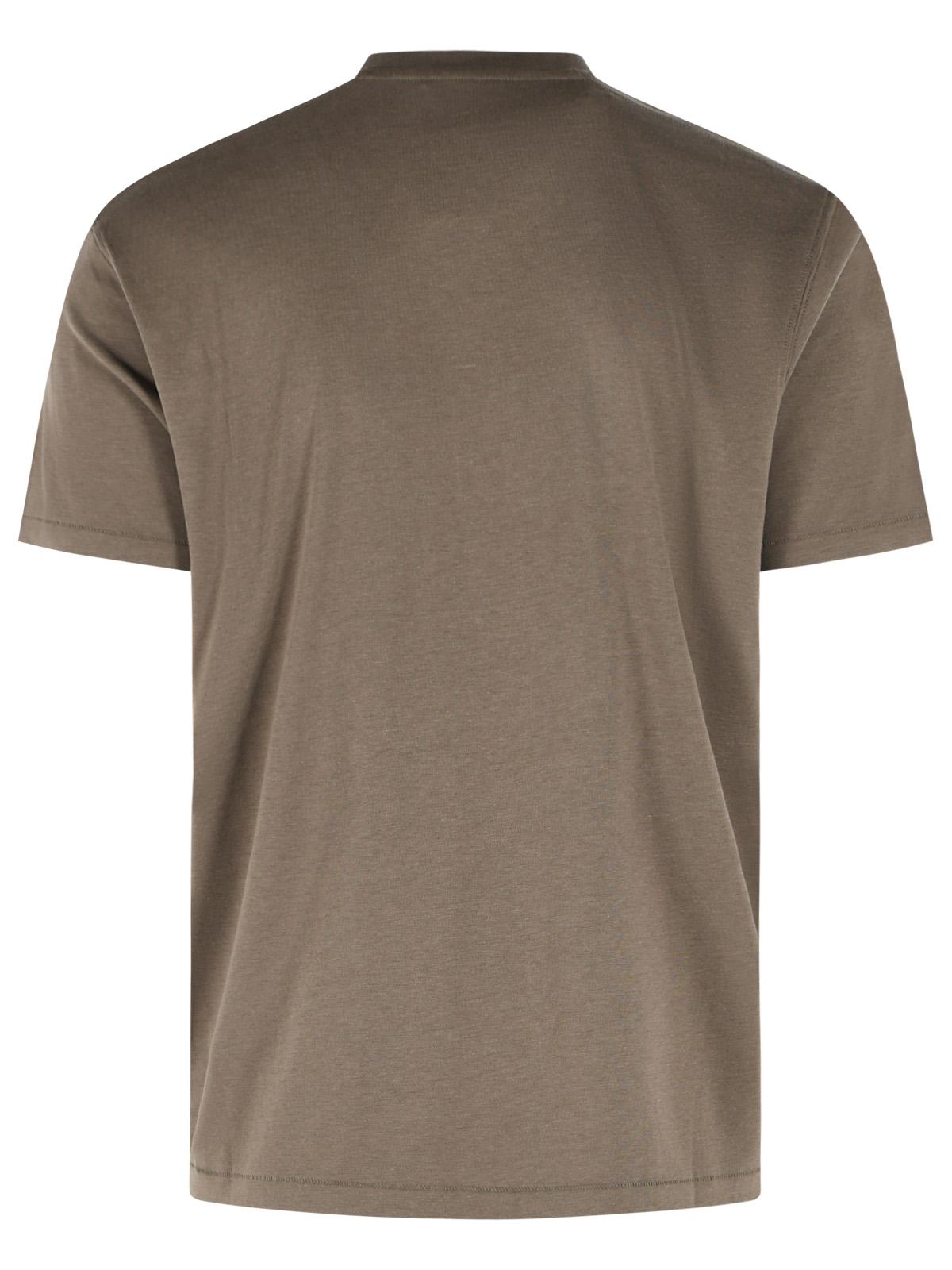 Tom Ford Lyocell And Green Cotton T-Shirt Men TOM FORD