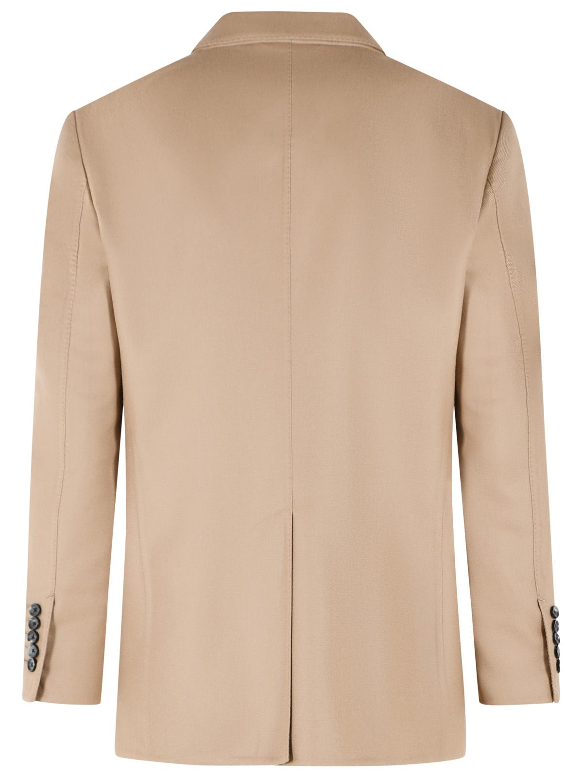 Tom Ford Light Brown Wool Jacket Men TOM FORD