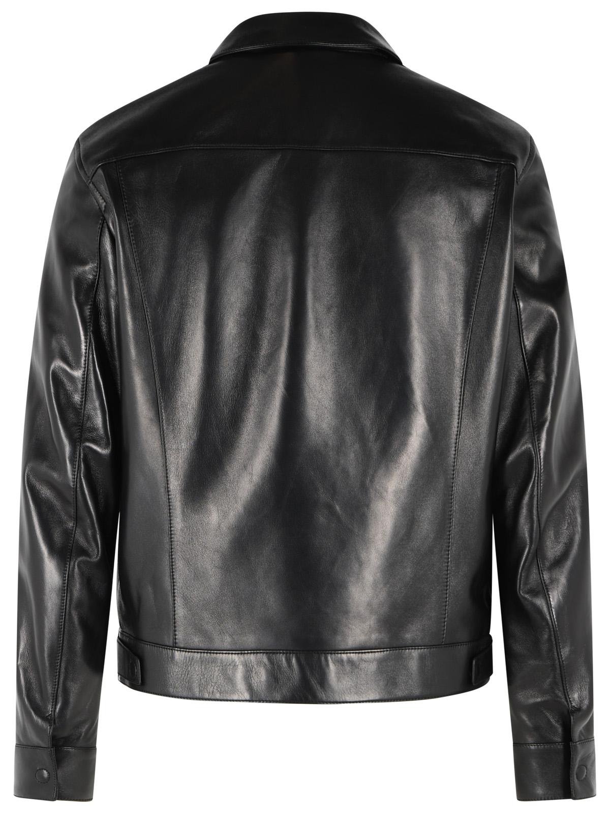 Tom Ford Black Leather Jacket Men TOM FORD