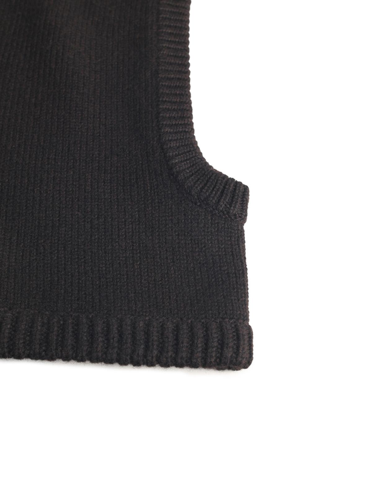 Lisa Yang Balacava 'Astri' In Dark Brown Cashmere Women LISA YANG