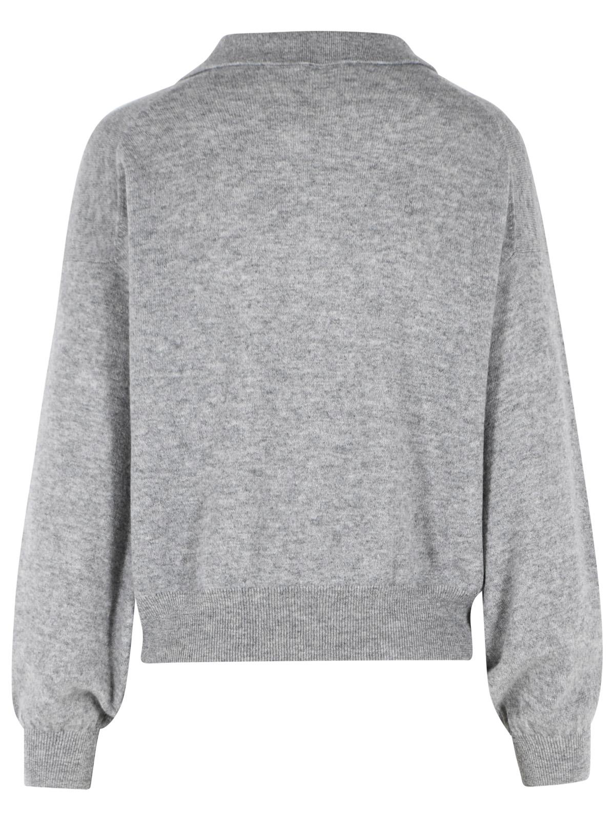 Lisa Yang 'Katriel' Grey Cashmere Sweater Women LISA YANG