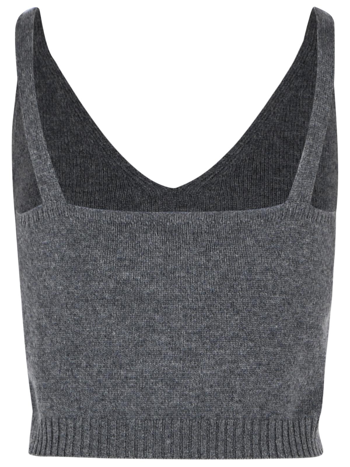 Lisa Yang 'Violia' Grey Cashmere Tank Top Women LISA YANG
