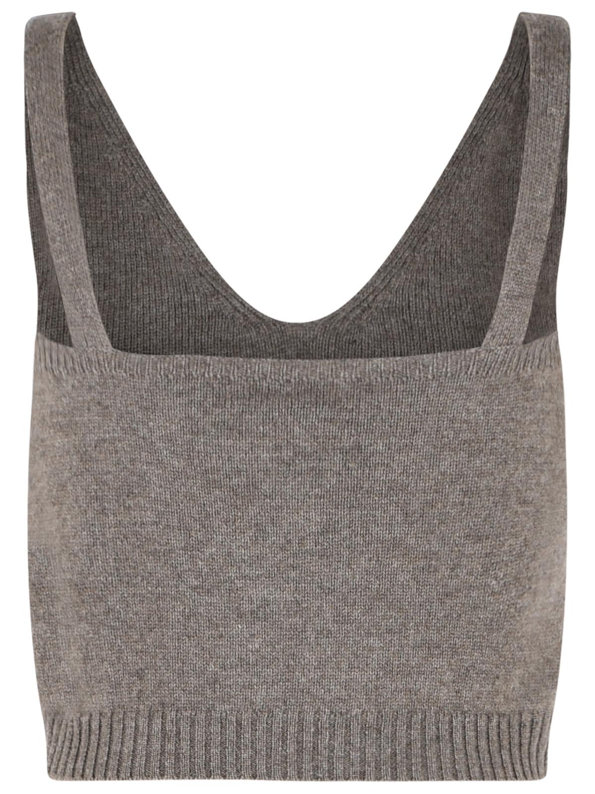 Lisa Yang 'Violia' Beige Truffle Cashmere Tank Top Women LISA YANG