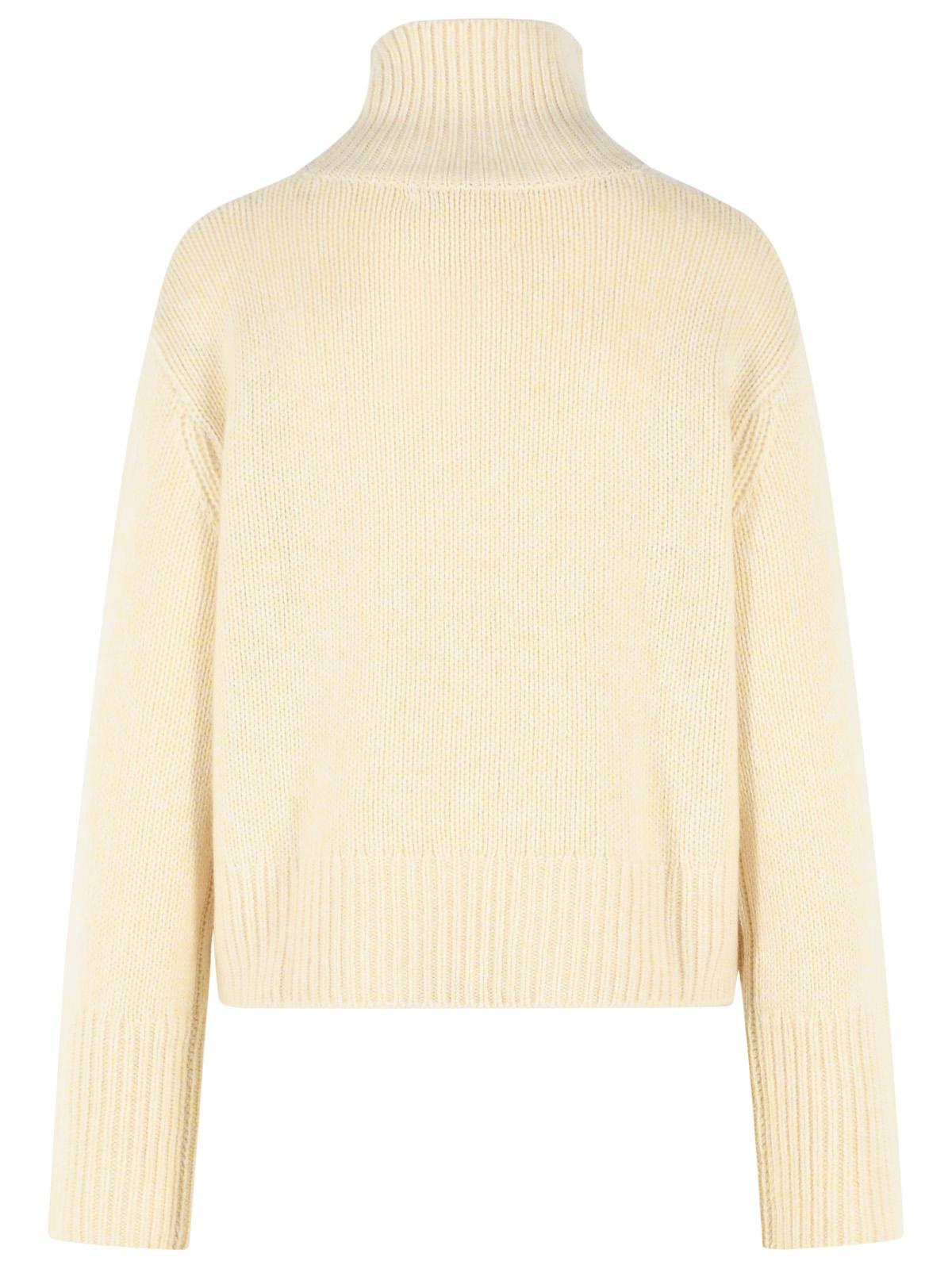 Lisa Yang 'Femi' Yellow Cashmere Turtleneck Sweater Women LISA YANG