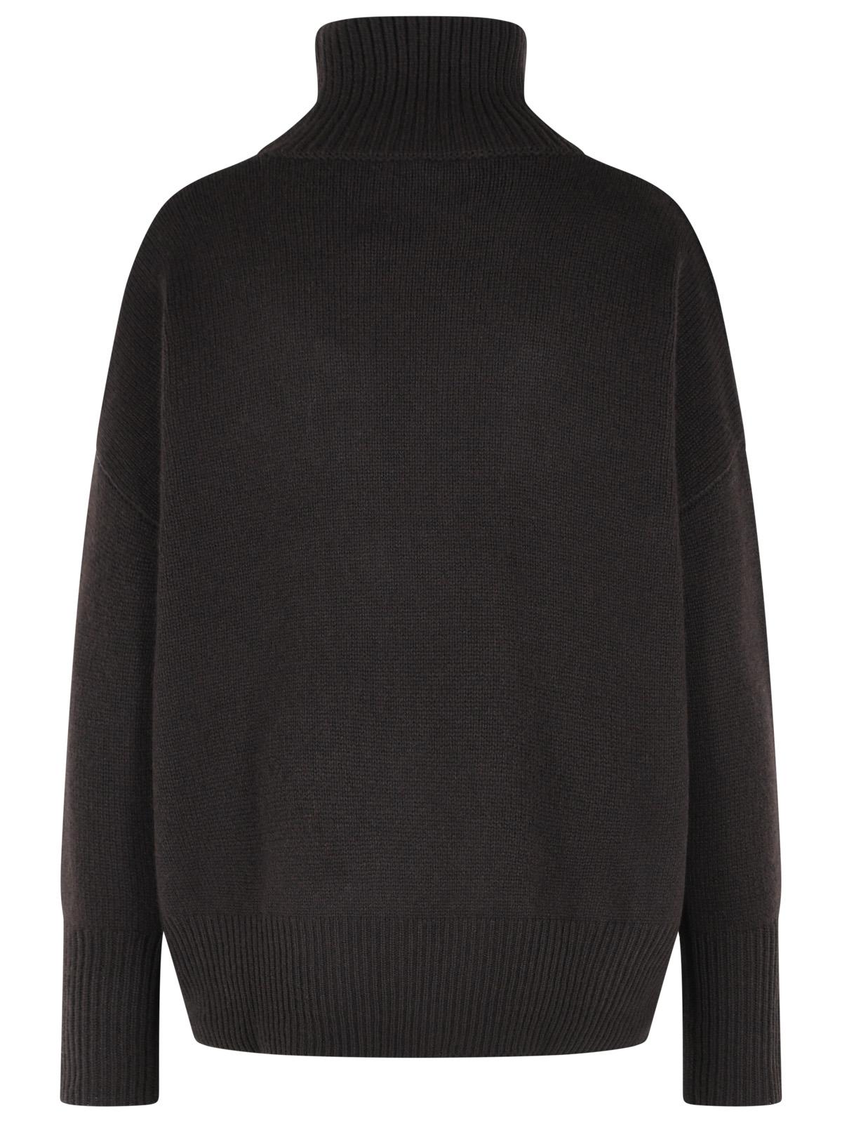 Lisa Yang 'Heidi' Dark Brown Cashmere Turtleneck Sweater Women LISA YANG