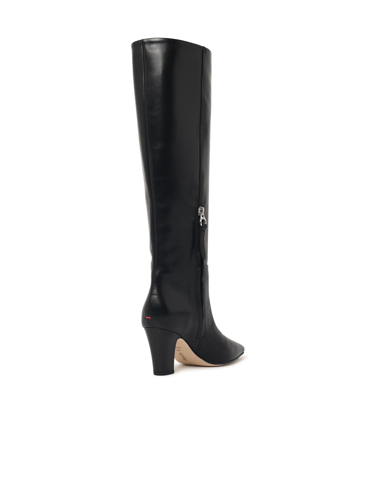 Aeyde 'Silva' Black Leather Boots Women AEYDE
