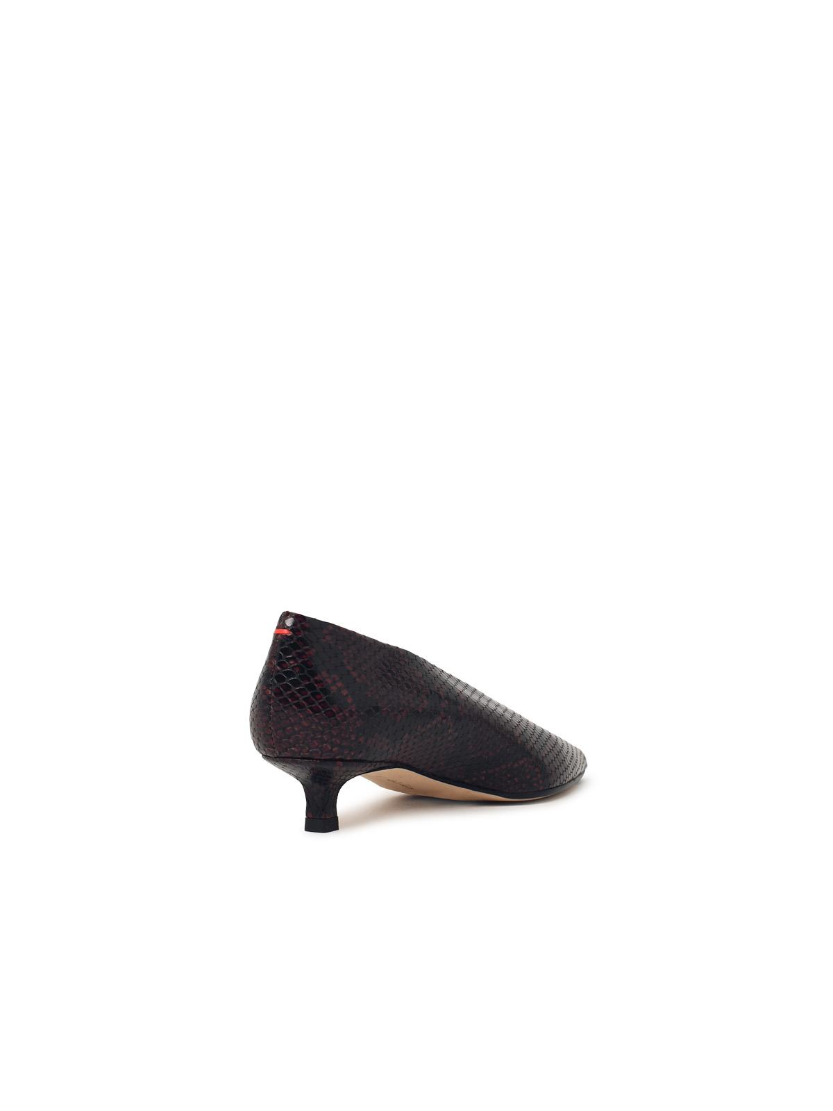 Aeyde Clara' Burgundy Leather Pumps Women AEYDE