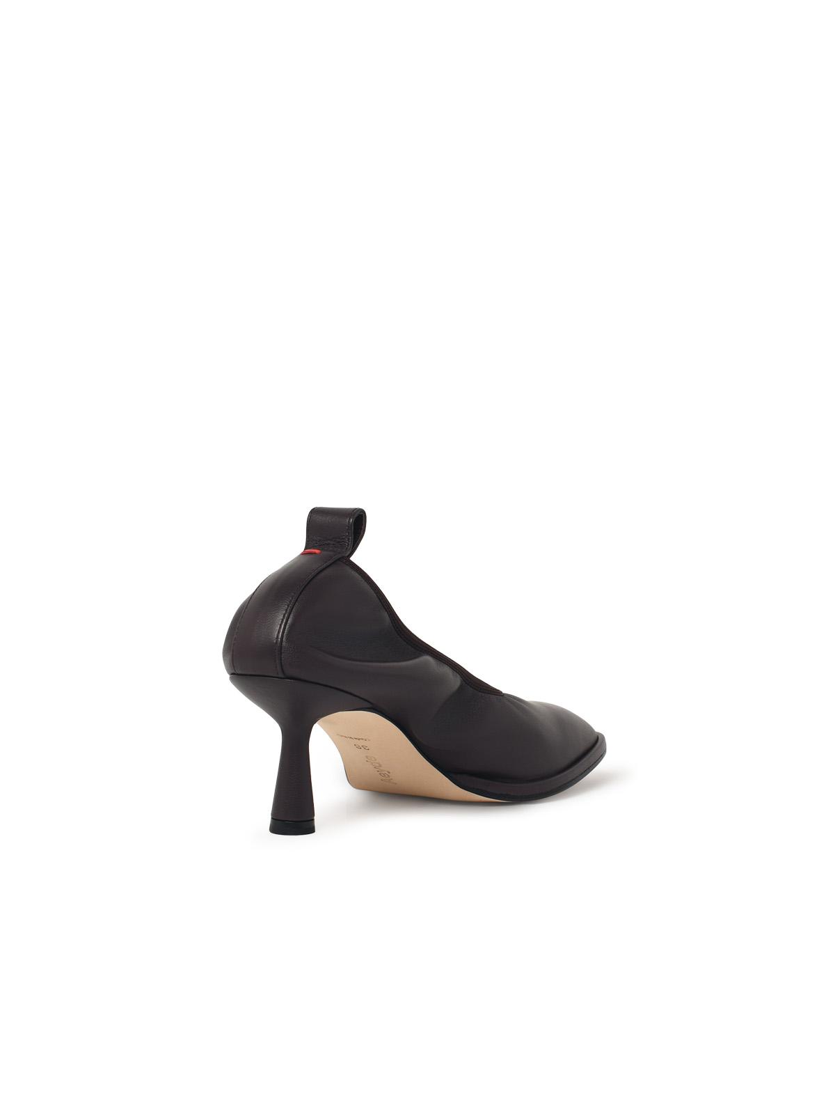 Aeyde 'Giulia' Mocha Nappa Leather Pumps Women AEYDE