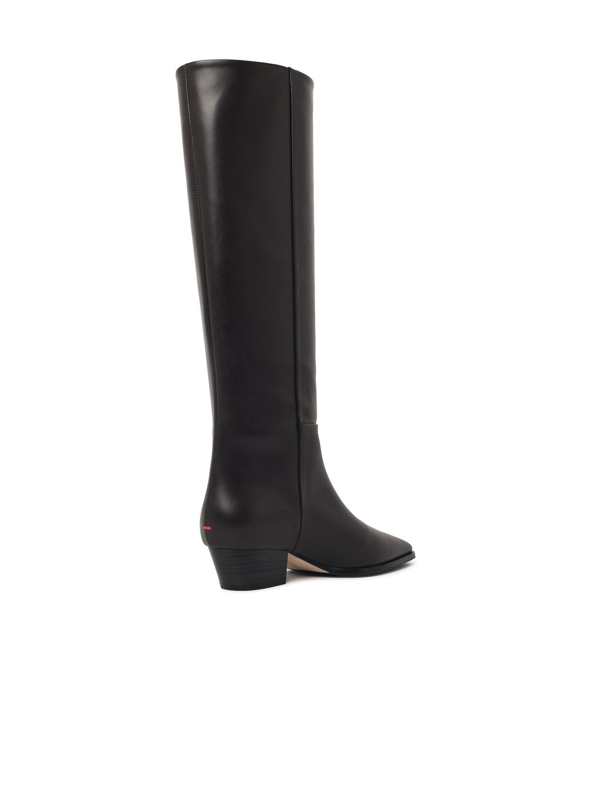 Aeyde 'Medea' Mocha Leather Boots Women AEYDE
