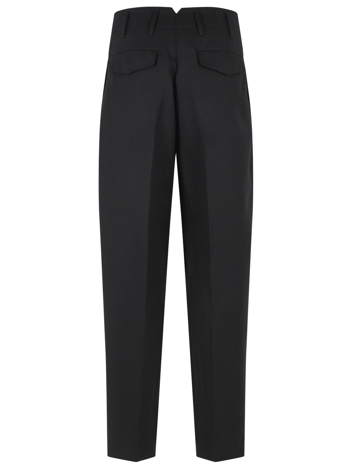 Ami Paris 'Zuit' Black Virgin Wool Pants Men AMI PARIS