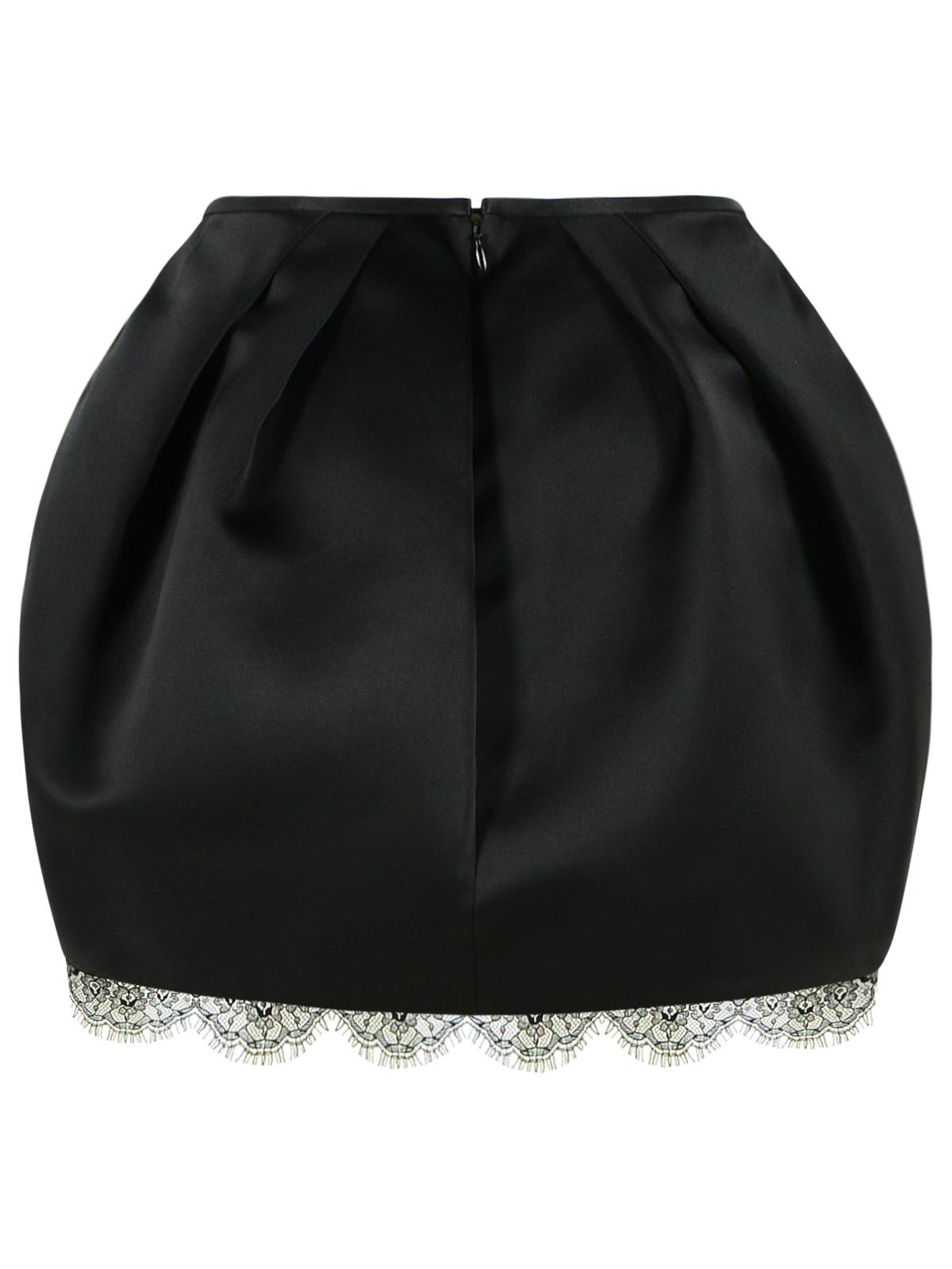 Blumarine Duchesse Skirt In Black Polyester Women BLUMARINE