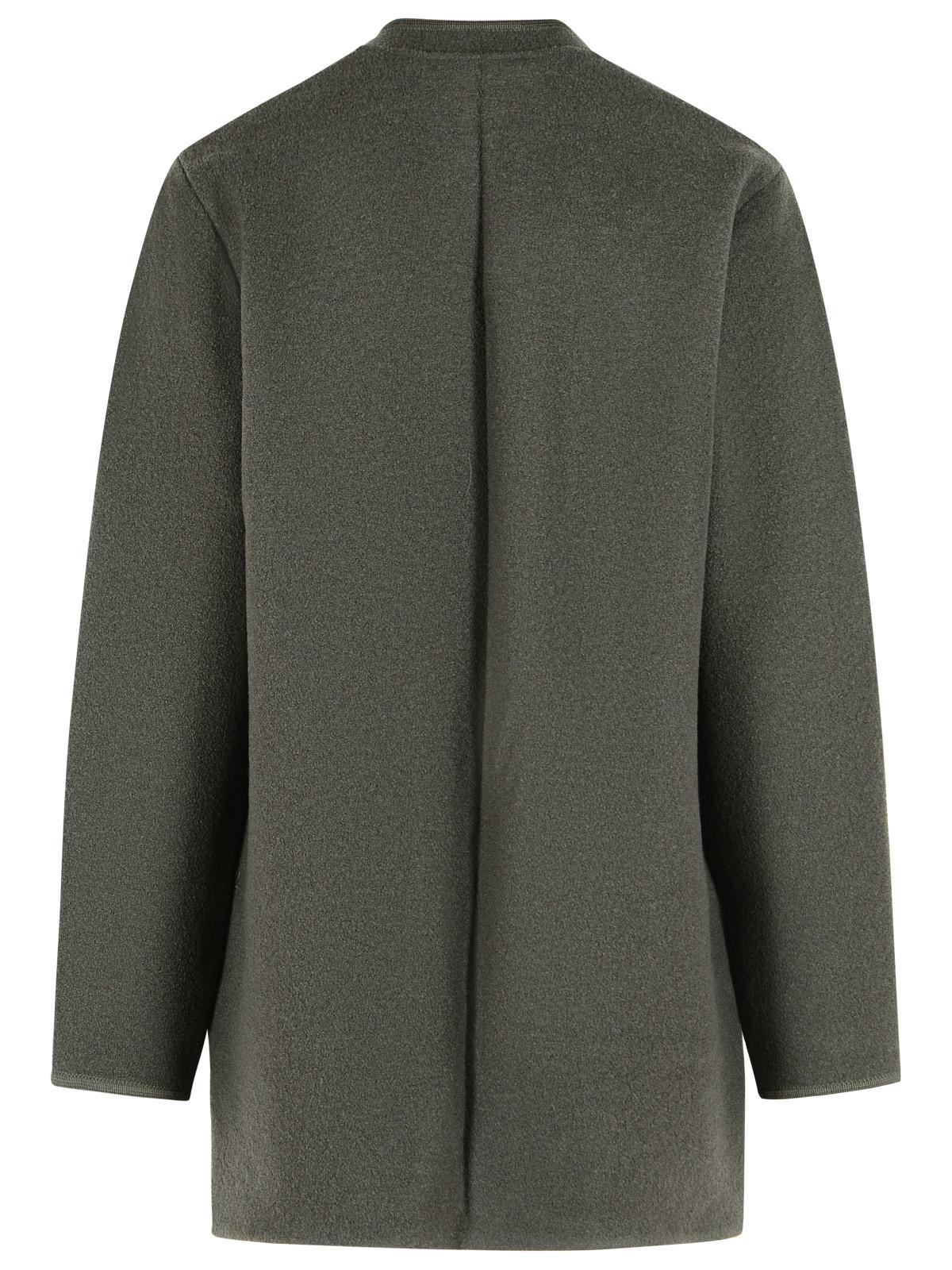 Rier 'Walker' 'Zin Felted' Grey Virgin Wool Short Coat Men RIER