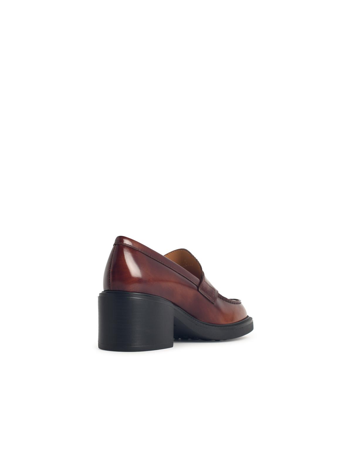 Tod's Brown Leather Loafers Women TOD'S