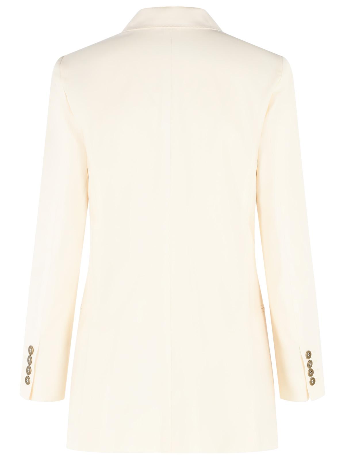 Max Mara 'Bikini' Ivory White Virgin Wool Blazer Women MAX MARA
