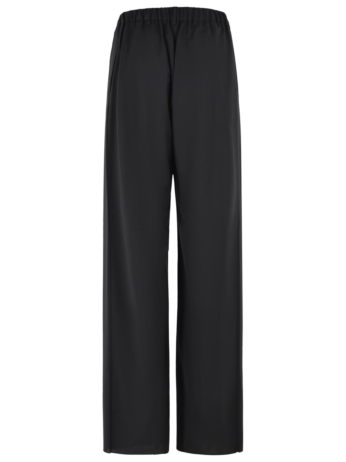 Max Mara 'Editto' Black Virgin Wool Pants Women MAX MARA